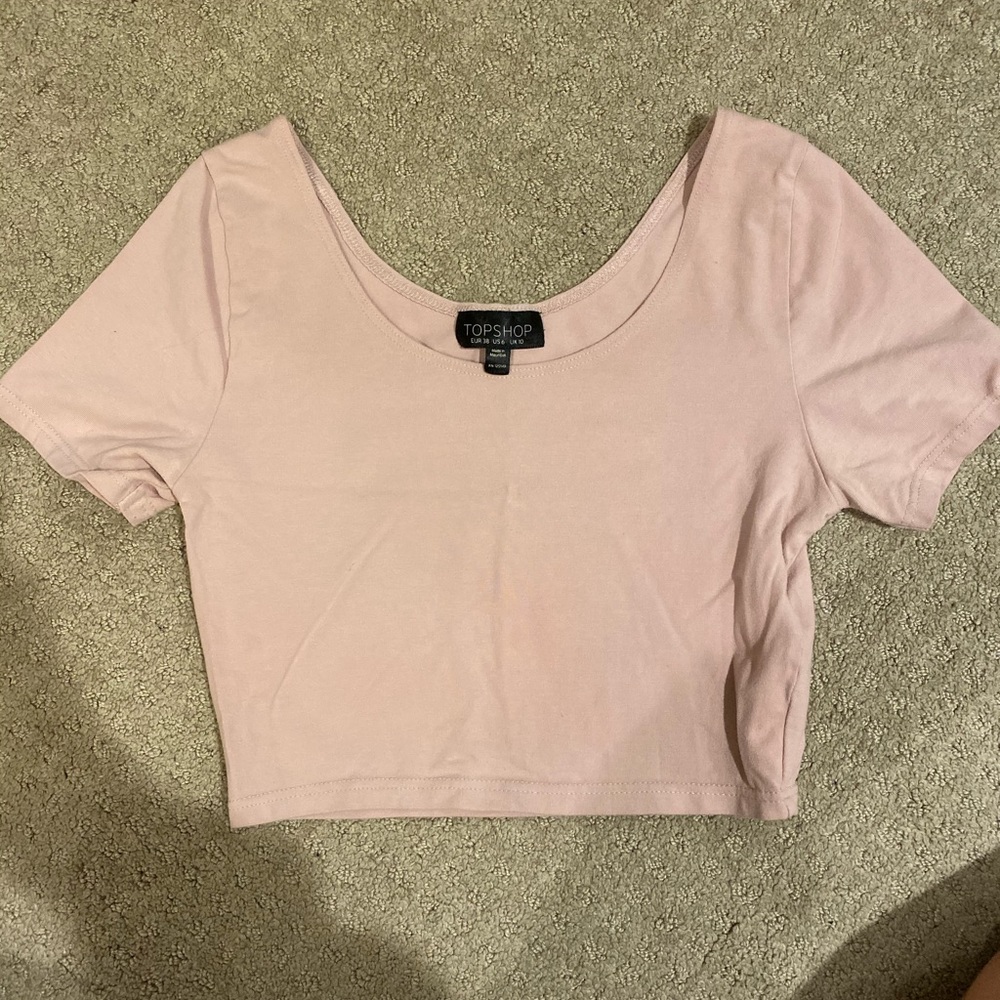Pink crop top!